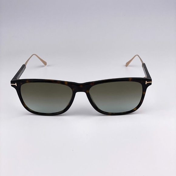 TOM FORD FT0813 Caleb 52G Sunglasses Brown Gradient Titanium Men - Picture 5 of 9